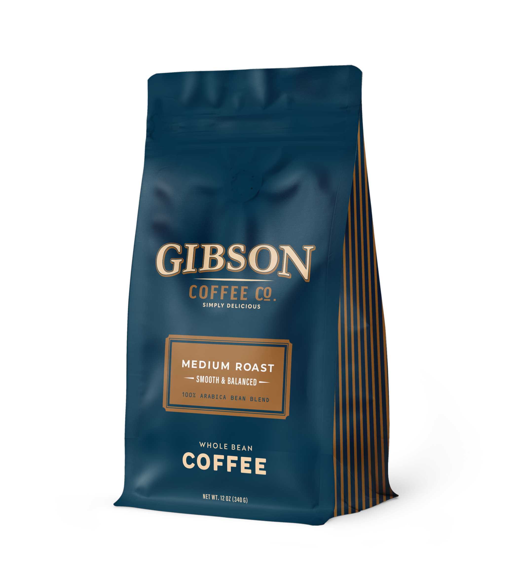 Image showcasing Medium Roast Whole Bean Coffee - Smooth, Balanced Flavor - Gibson ...